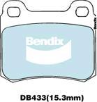 BENDIX DB433 EURO+ - Kit de plaquettes de frein, frein à disque cwaw.fr