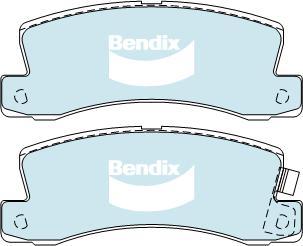 BENDIX DB422 4WD - Kit de plaquettes de frein, frein à disque cwaw.fr