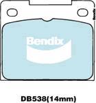 BENDIX DB538 GCT - Kit de plaquettes de frein, frein à disque cwaw.fr