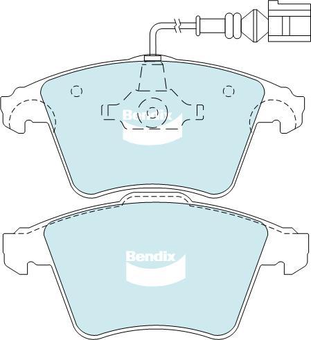 BENDIX DB1947 GCT - Kit de plaquettes de frein, frein à disque cwaw.fr