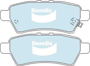 BENDIX DB1919 4WD - Kit de plaquettes de frein, frein à disque cwaw.fr