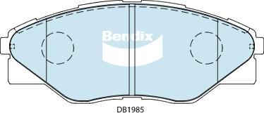 BENDIX DB1985 4WD - Kit de plaquettes de frein, frein à disque cwaw.fr