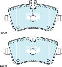 BENDIX DB1921 EURO+ - Kit de plaquettes de frein, frein à disque cwaw.fr