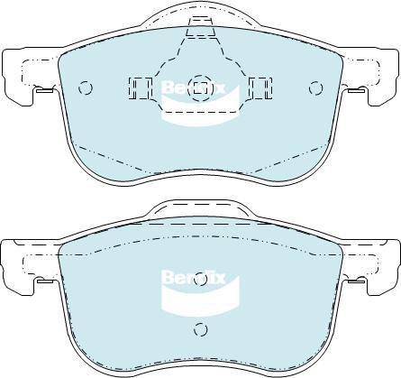 BENDIX DB1445 GCT - Kit de plaquettes de frein, frein à disque cwaw.fr