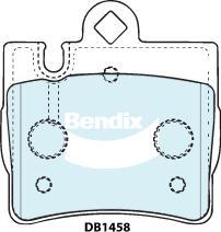 BENDIX DB1458 EURO+ - Kit de plaquettes de frein, frein à disque cwaw.fr