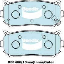 BENDIX DB1466 MKT - Kit de plaquettes de frein, frein à disque cwaw.fr