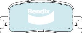 BENDIX DB1463 4WD - Kit de plaquettes de frein, frein à disque cwaw.fr