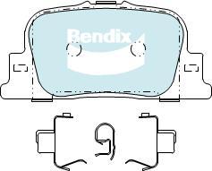 BENDIX DB1434 GCT - Kit de plaquettes de frein, frein à disque cwaw.fr