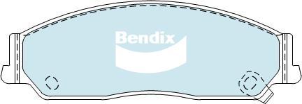 BENDIX DB1474 GCT - Kit de plaquettes de frein, frein à disque cwaw.fr