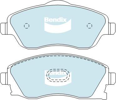 BENDIX DB1471 GCT - Kit de plaquettes de frein, frein à disque cwaw.fr