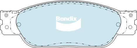 BENDIX DB1505 MKT - Kit de plaquettes de frein, frein à disque cwaw.fr