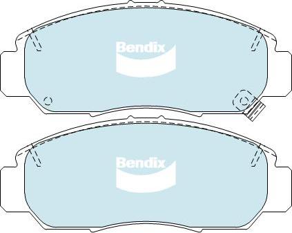 BENDIX DB1515 UP - Kit de plaquettes de frein, frein à disque cwaw.fr