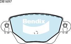 BENDIX DB1697 GCT - Kit de plaquettes de frein, frein à disque cwaw.fr