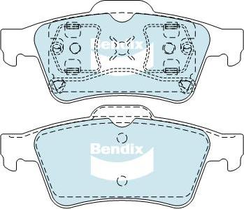 BENDIX DB1665 GCT - Kit de plaquettes de frein, frein à disque cwaw.fr