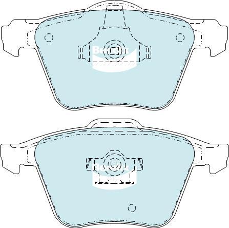 BENDIX DB1661 MKT - Kit de plaquettes de frein, frein à disque cwaw.fr