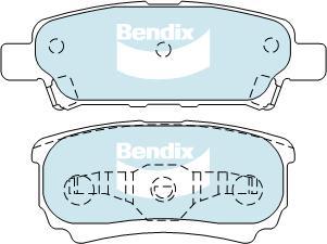 BENDIX DB1686 GCT - Kit de plaquettes de frein, frein à disque cwaw.fr