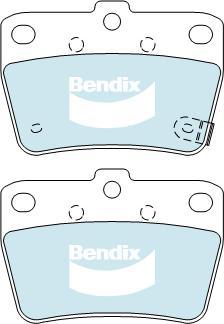 BENDIX DB1680 GCT - Kit de plaquettes de frein, frein à disque cwaw.fr