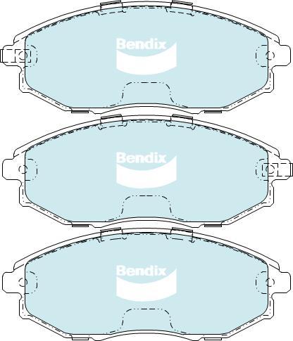 BENDIX DB1688 GCT - Kit de plaquettes de frein, frein à disque cwaw.fr