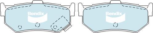 BENDIX DB1196 GCT - Kit de plaquettes de frein, frein à disque cwaw.fr