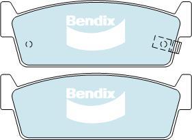 BENDIX DB1144 GCT - Kit de plaquettes de frein, frein à disque cwaw.fr