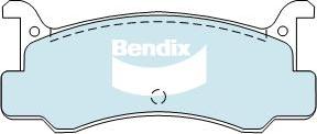 BENDIX DB1159 GCT - Kit de plaquettes de frein, frein à disque cwaw.fr