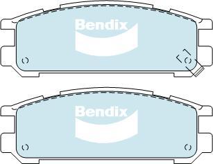 BENDIX DB1186 GCT - Kit de plaquettes de frein, frein à disque cwaw.fr