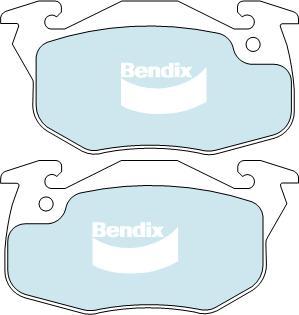 BENDIX DB1182 GCT - Kit de plaquettes de frein, frein à disque cwaw.fr