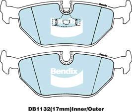 BENDIX DB1132 GCT - Kit de plaquettes de frein, frein à disque cwaw.fr