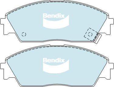 BENDIX DB1123 GCT - Kit de plaquettes de frein, frein à disque cwaw.fr