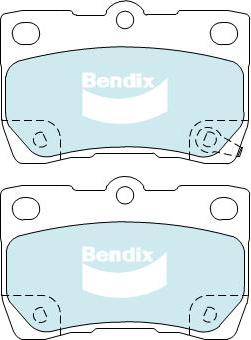 BENDIX DB1854 GCT - Kit de plaquettes de frein, frein à disque cwaw.fr