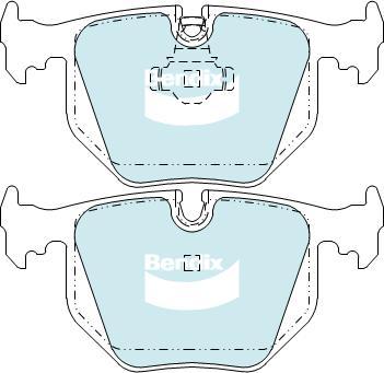 BENDIX DB1397 4WD - Kit de plaquettes de frein, frein à disque cwaw.fr