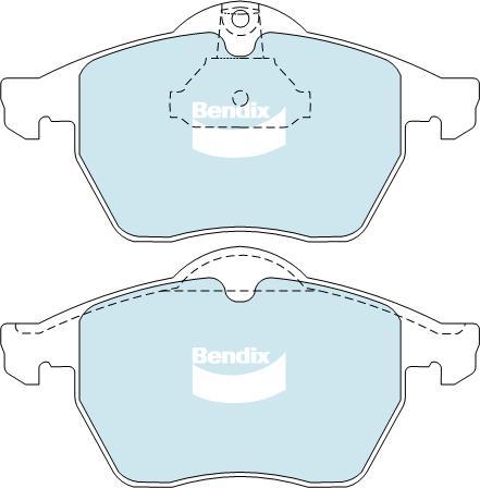 BENDIX DB1351 GCT - Kit de plaquettes de frein, frein à disque cwaw.fr