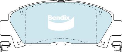 BENDIX DB1352 GCT - Kit de plaquettes de frein, frein à disque cwaw.fr