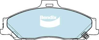 BENDIX DB1366 4WD - Kit de plaquettes de frein, frein à disque cwaw.fr