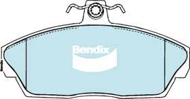 BENDIX DB1360 4WD - Kit de plaquettes de frein, frein à disque cwaw.fr