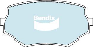 BENDIX DB1312 4WD - Kit de plaquettes de frein, frein à disque cwaw.fr