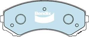 BENDIX DB1385 4WD - Kit de plaquettes de frein, frein à disque cwaw.fr