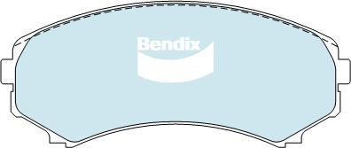 BENDIX DB1388 4WD - Kit de plaquettes de frein, frein à disque cwaw.fr