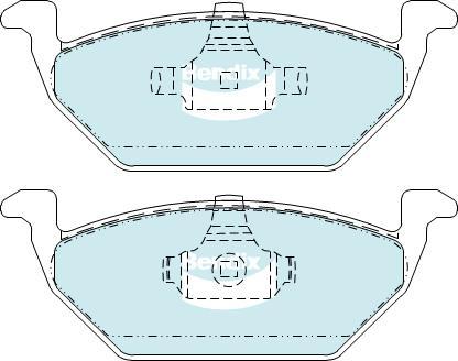 BENDIX DB1387 GCT - Kit de plaquettes de frein, frein à disque cwaw.fr