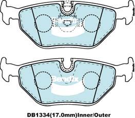 BENDIX DB1334 GCT - Kit de plaquettes de frein, frein à disque cwaw.fr