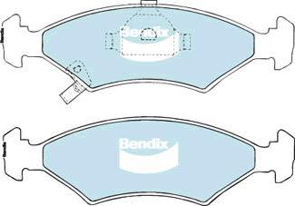 BENDIX DB1335 GCT - Kit de plaquettes de frein, frein à disque cwaw.fr