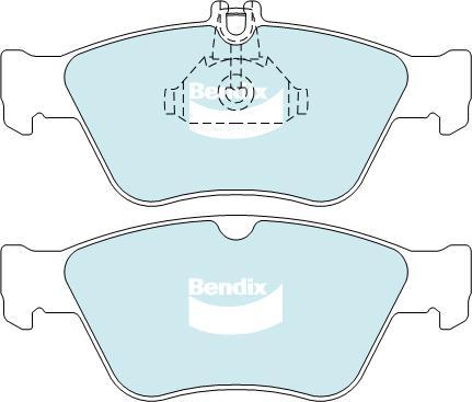 BENDIX DB1330 EURO+ - Kit de plaquettes de frein, frein à disque cwaw.fr