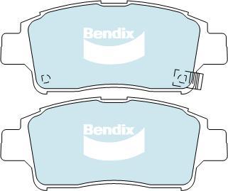 BENDIX DB1378 MKT - Kit de plaquettes de frein, frein à disque cwaw.fr