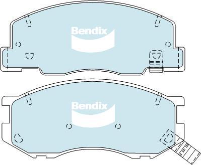 BENDIX DB1372 GCT - Kit de plaquettes de frein, frein à disque cwaw.fr