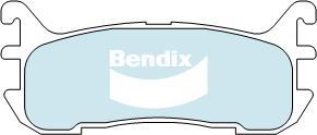 BENDIX DB1291 GCT - Kit de plaquettes de frein, frein à disque cwaw.fr