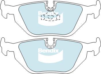 BENDIX DB1245 GCT - Kit de plaquettes de frein, frein à disque cwaw.fr