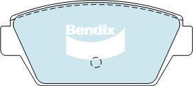 BENDIX DB1240 GCT - Kit de plaquettes de frein, frein à disque cwaw.fr