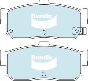 BENDIX DB1247 GCT - Kit de plaquettes de frein, frein à disque cwaw.fr