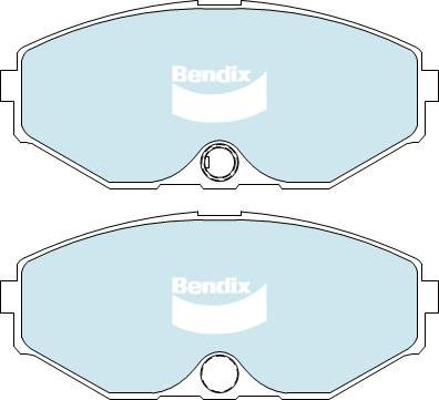 BENDIX DB1250 GCT - Kit de plaquettes de frein, frein à disque cwaw.fr