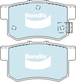 BENDIX DB1265 GCT - Kit de plaquettes de frein, frein à disque cwaw.fr